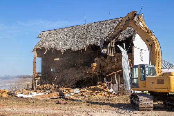 Barn Demolition in Evanston