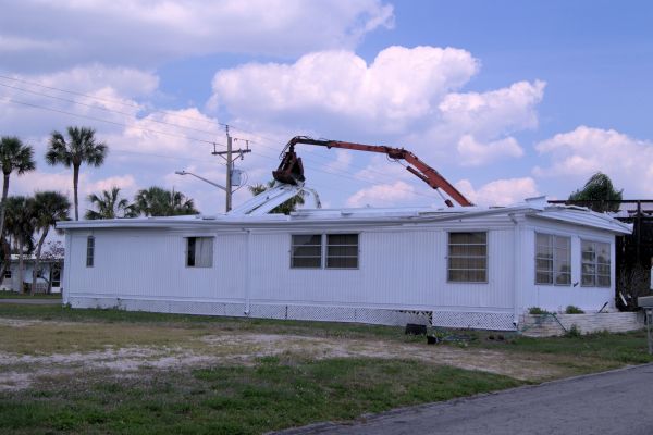Mobile Home Demolition in Evanston