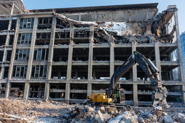 Commercial Building Demolition in Evanston