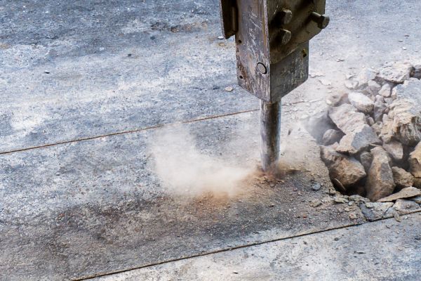 Concrete Patio Removal in Evanston