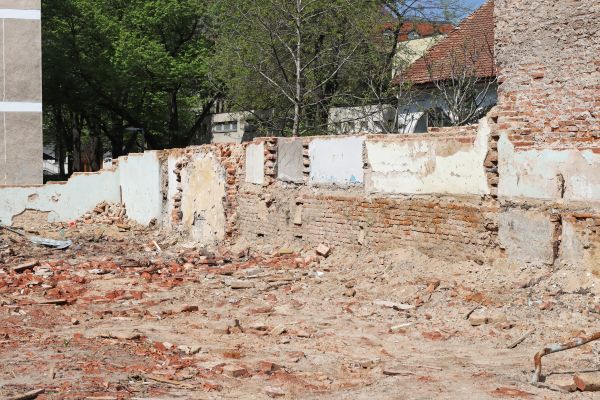 Brick Wall Demolition in Evanston