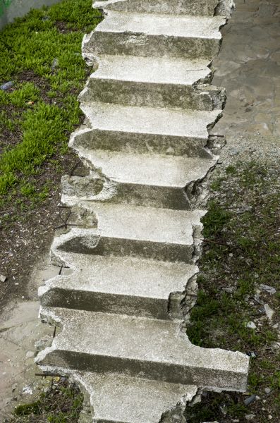 Concrete Steps Demolition in Evanston